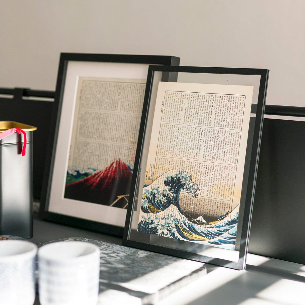 The Great Wave off Kanagawa - Katsushika Hokusai - Japanese Art Print - Book Page Art - Art on Words