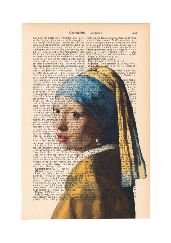 Girl with a Pearl Earring - Johannes Vermeer - Art on Words