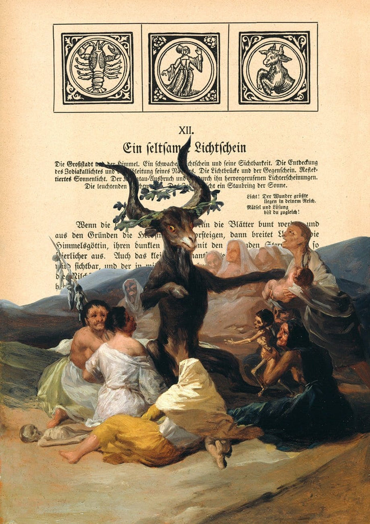 Witches' Sabbath - Francisco Goya (Poster) - Art on Words