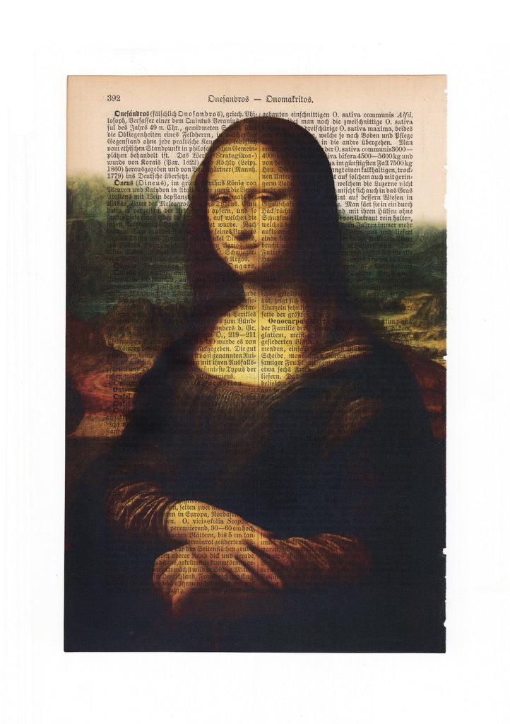 Mona Lisa - Leonardo da Vinci - Art on Words