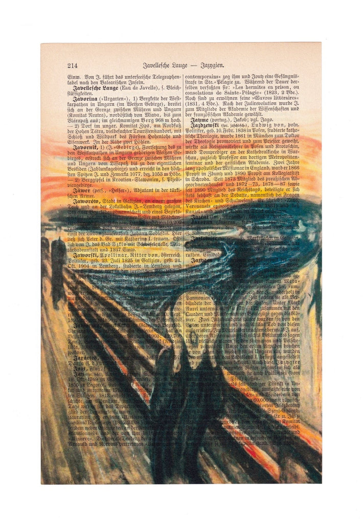 The Scream - Edvard Munch - Art on Words