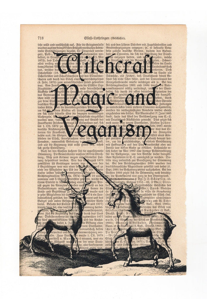 Witchcraft Magic and Veganism - Art on Words