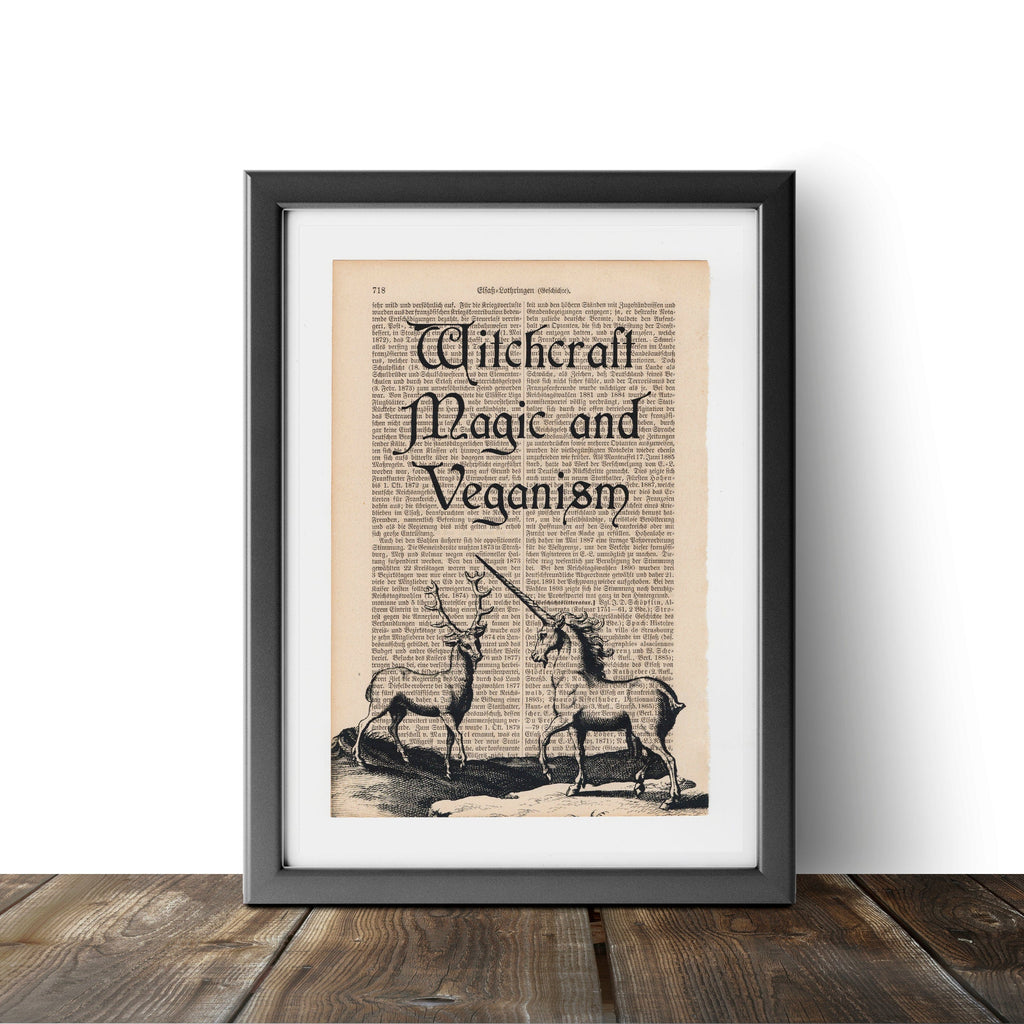 Witchcraft Magic and Veganism - Art on Words