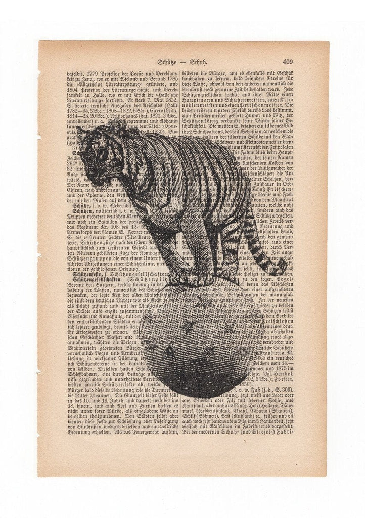 Circus tiger - Art on Words
