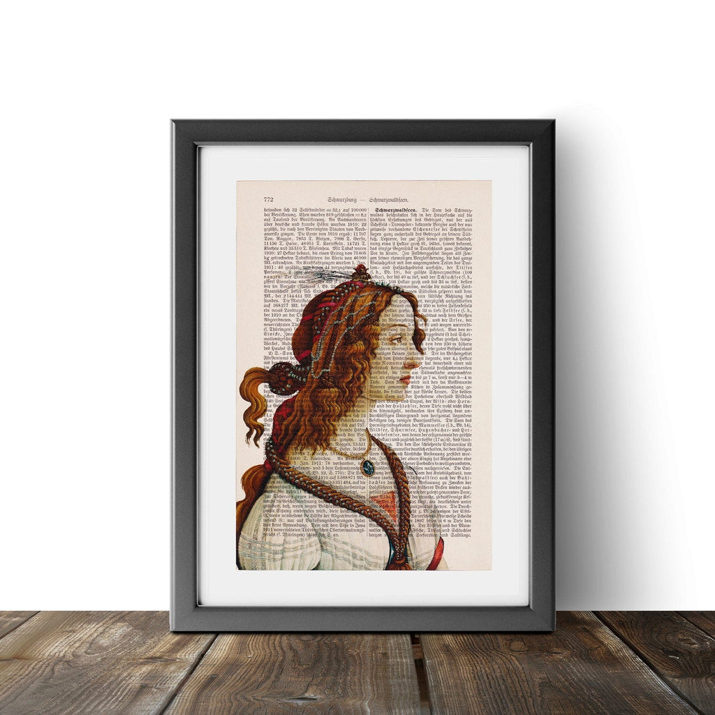Portrait of a Young Woman - Sandro Botticelli - Art on Words