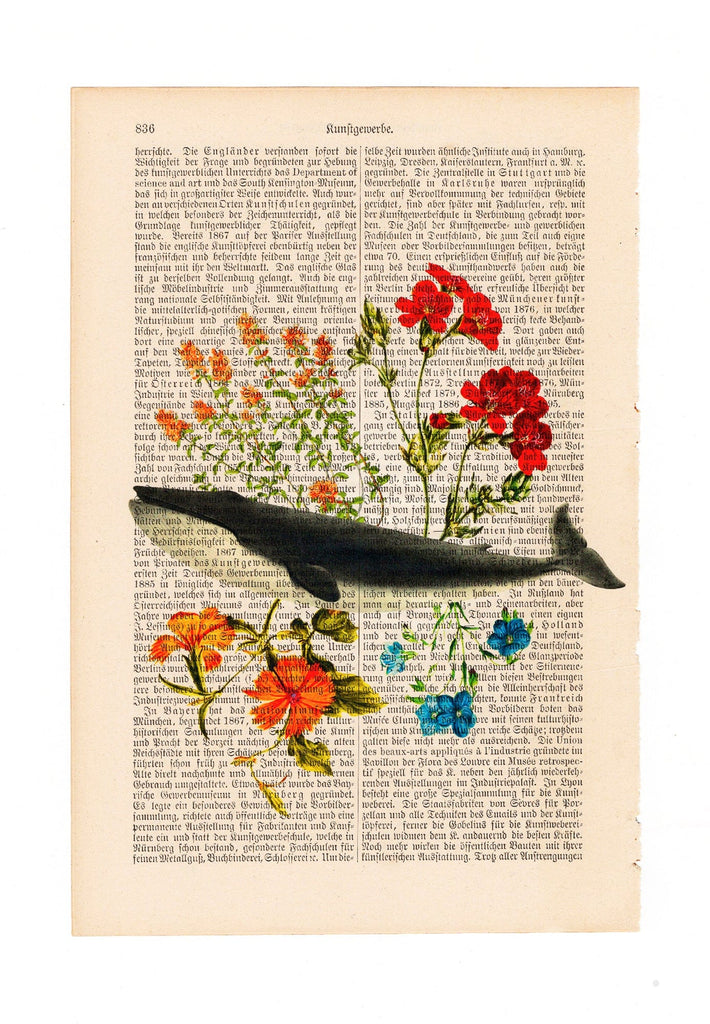 Flower Whale - Art on Words